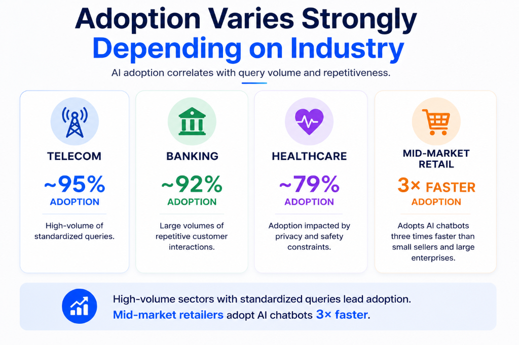 Adoption Varies Strongly Depending on Industry